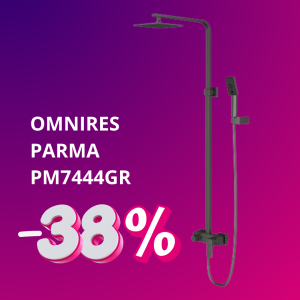 System prysznicowy natynkowy OMNIRES PM7444GR