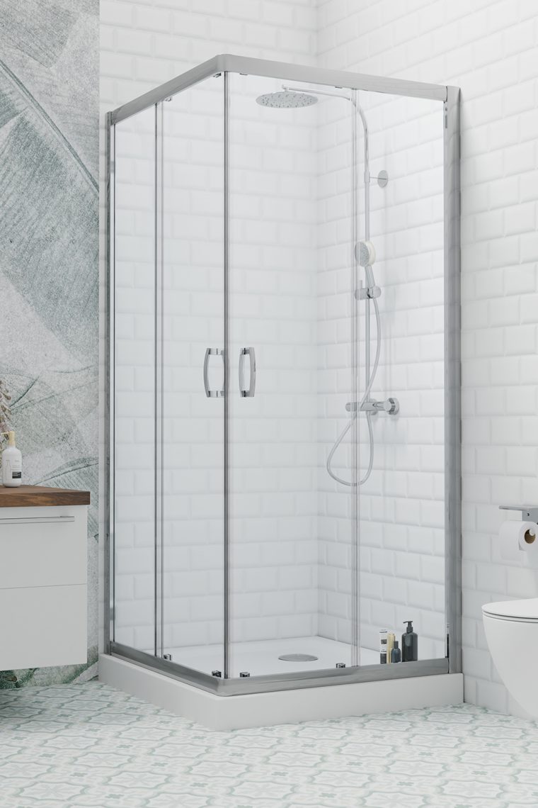 Radaway Premium Plus C/D 1900 90x90 chrom kabina narożna przesuwna - obrazek 7