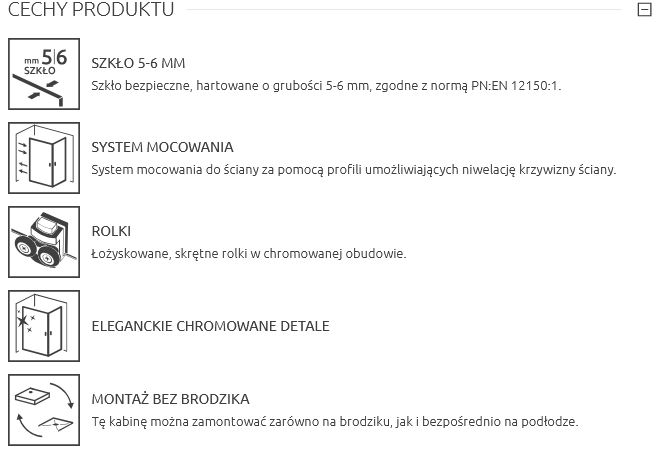 Radaway Premium Plus C/D 1900 90x90 chrom kabina narożna przesuwna - obrazek 10